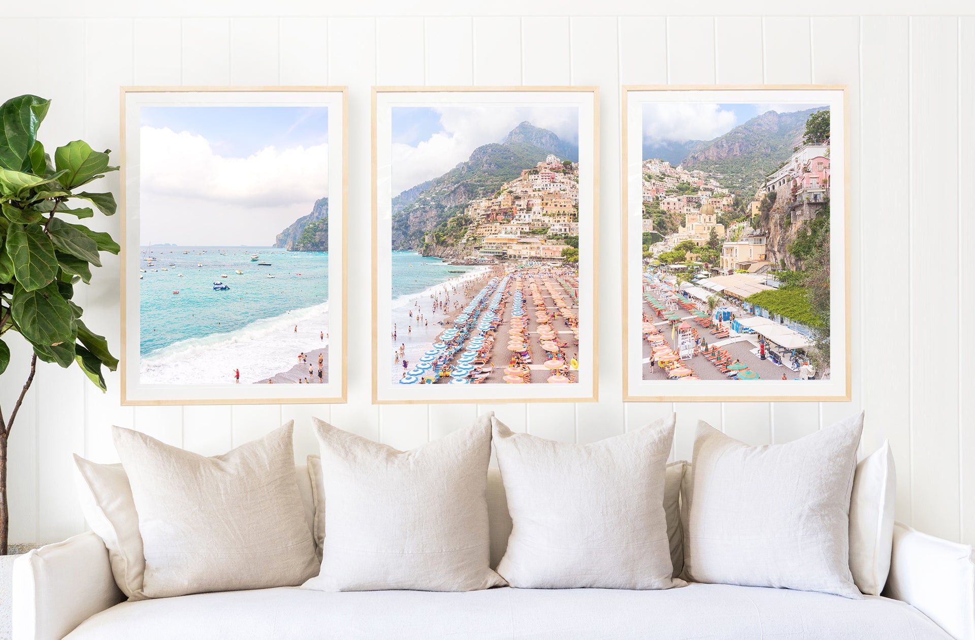 Positano Triptych