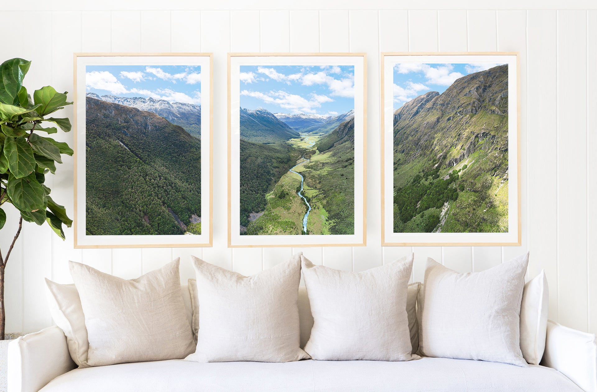 Queenstown Valley Triptych, New Zealand