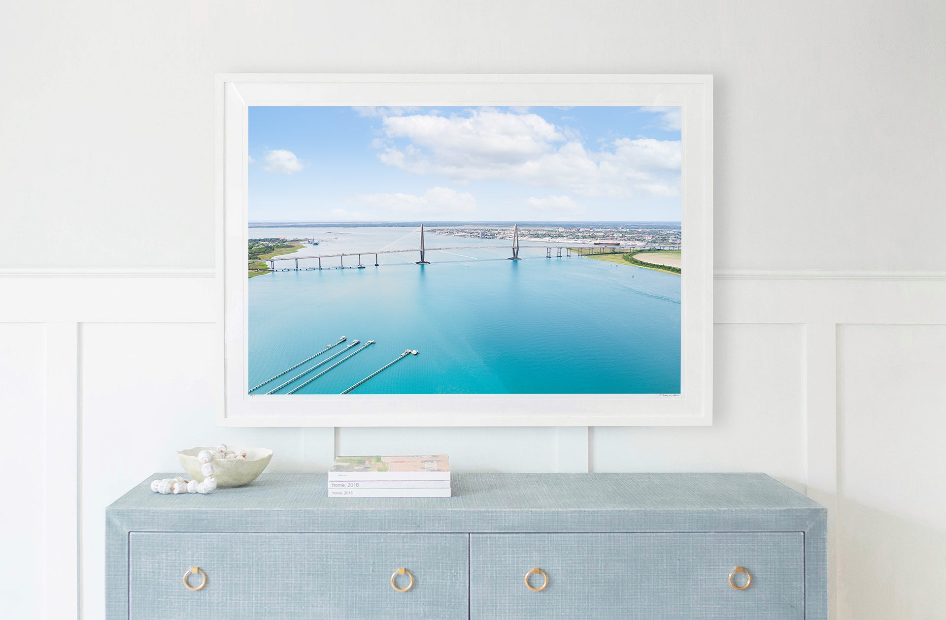 Ravenel Bridge Harbor, Charleston, South Carolina