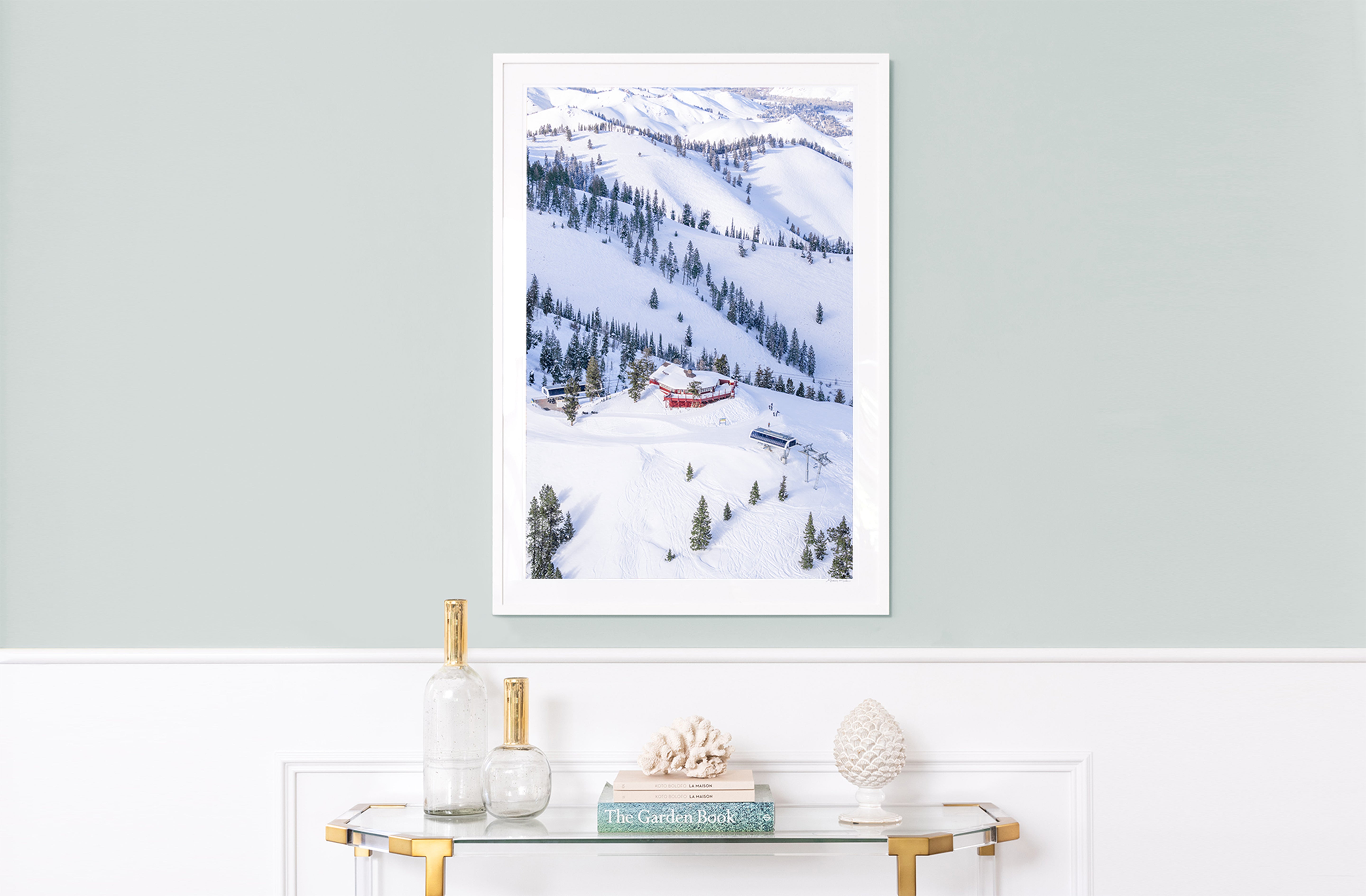 Roundhouse Restaurant Vertical, Sun Valley