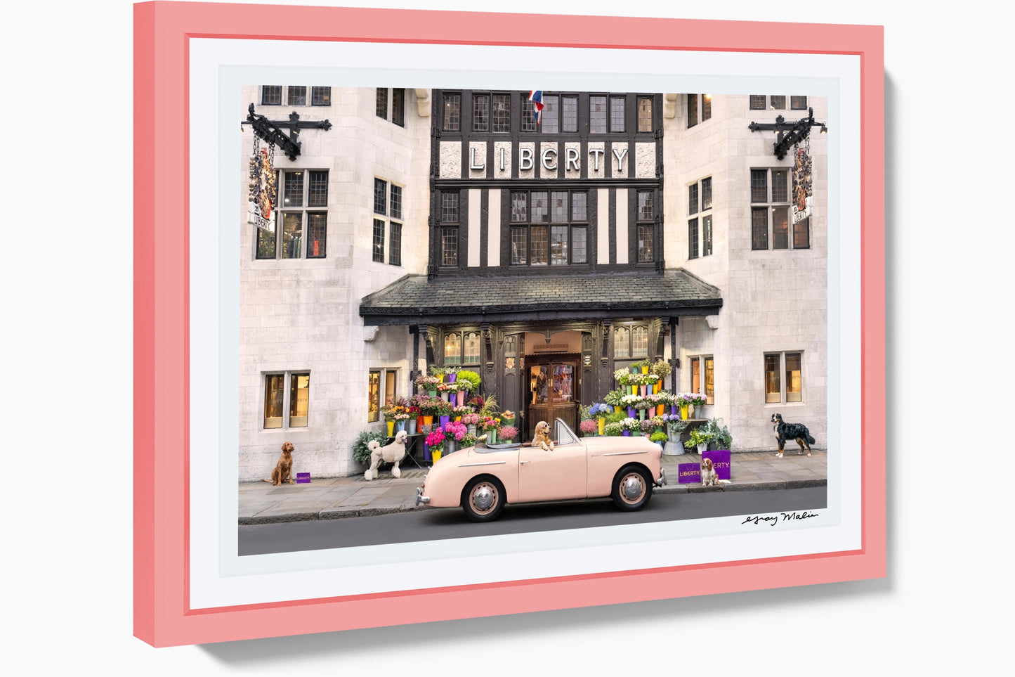 Shopping Spree, Liberty London, Pink Frame