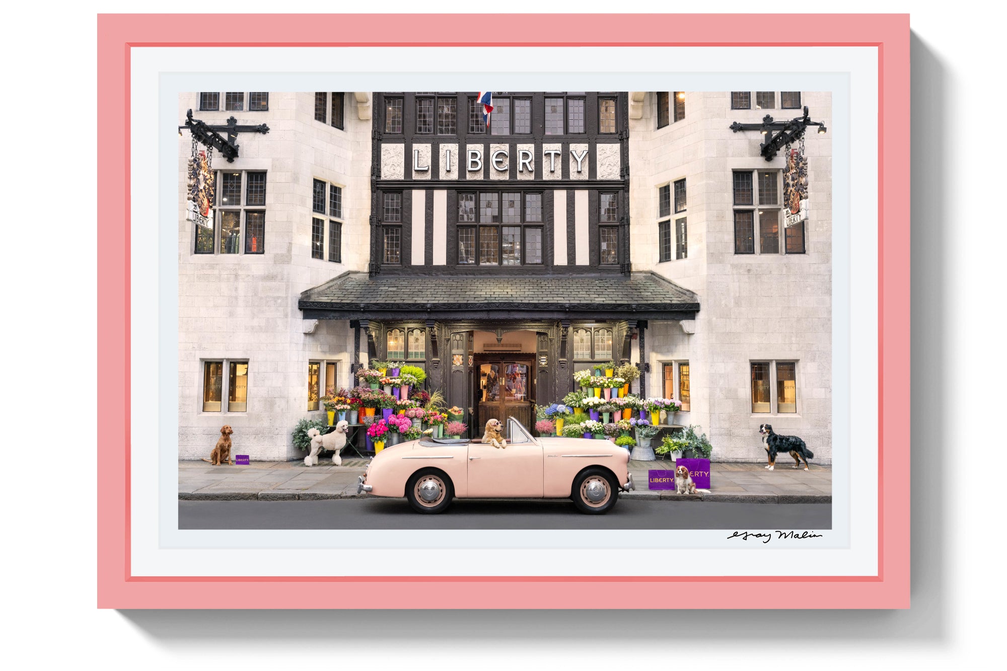 Shopping Spree, Liberty London, Pink Frame