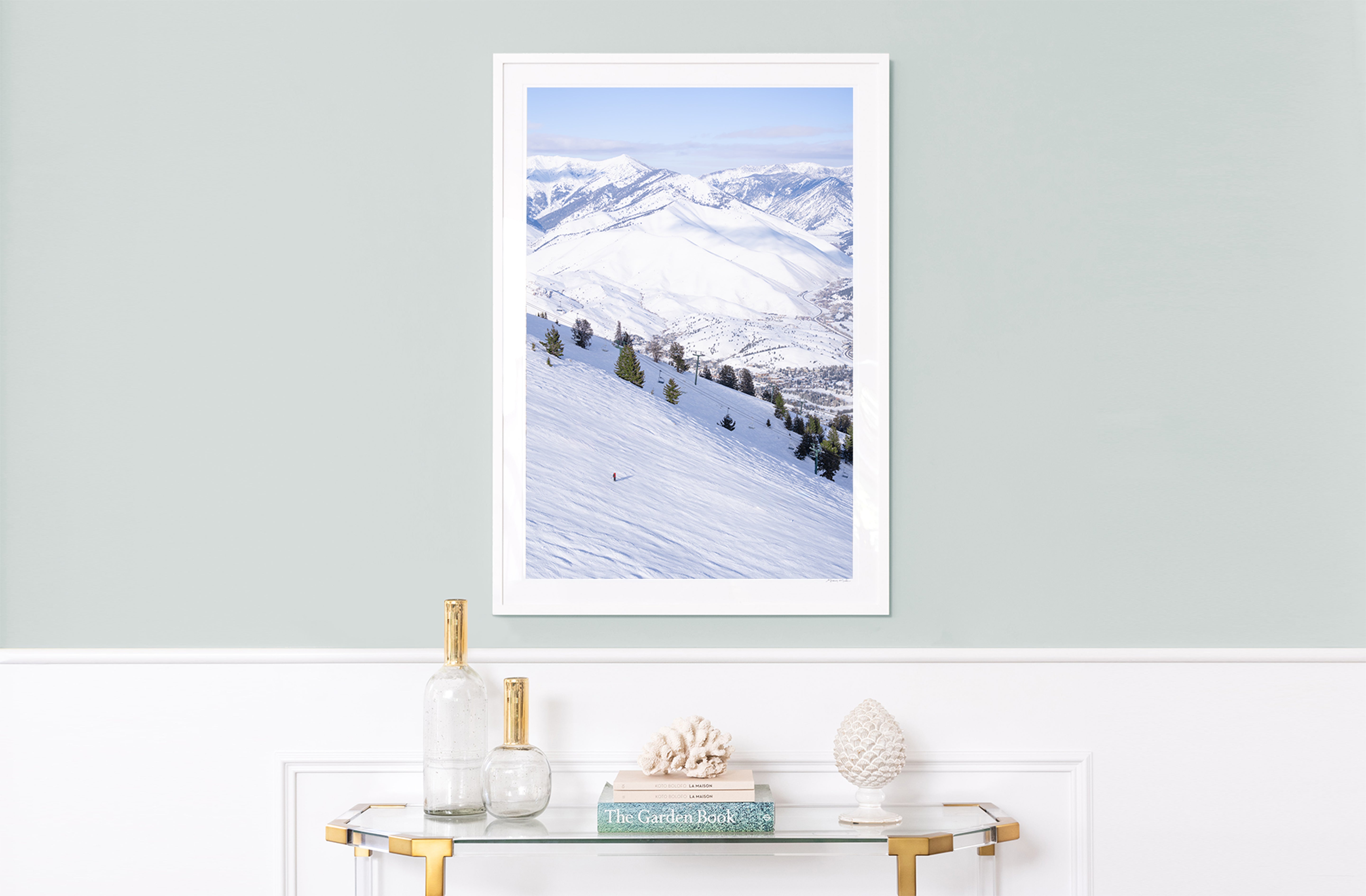 Skiing Christmas Bowl, Sun Valley