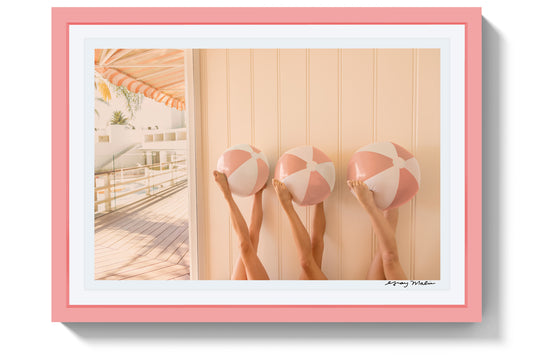 Product image for The Cabana, Pink Frame