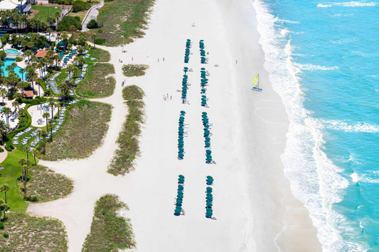 Product image for The Cloister at Sea Island Beach Georgia, Oversized White Frame, Final Sale