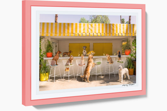 Product image for The Lemonade Stand, Parker Palm Springs, Pink Frame