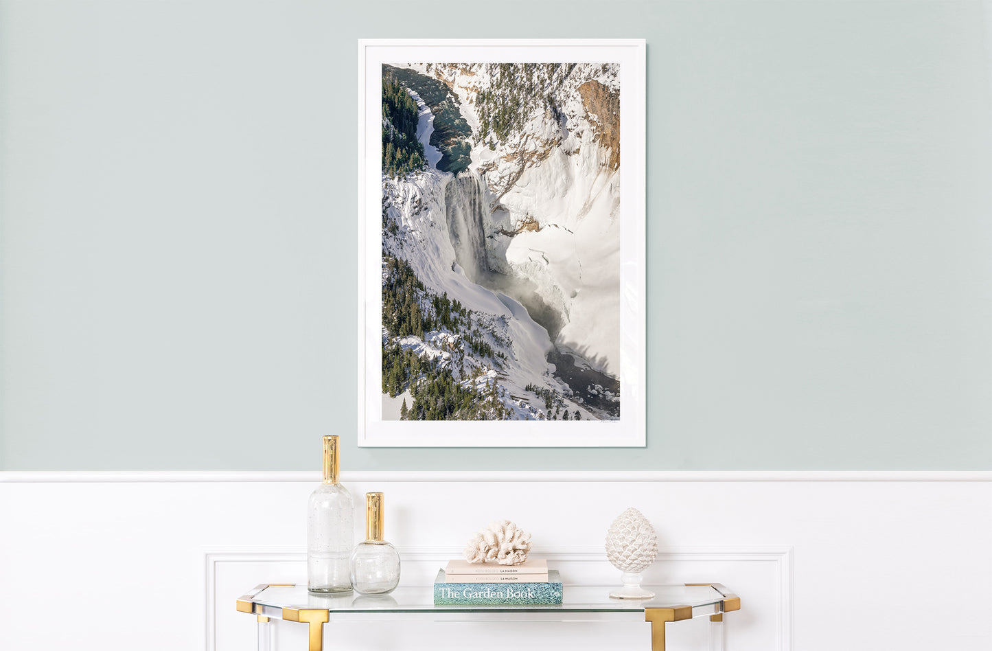 The Lower Falls of the Grand Canyon of Yellowstone National Park