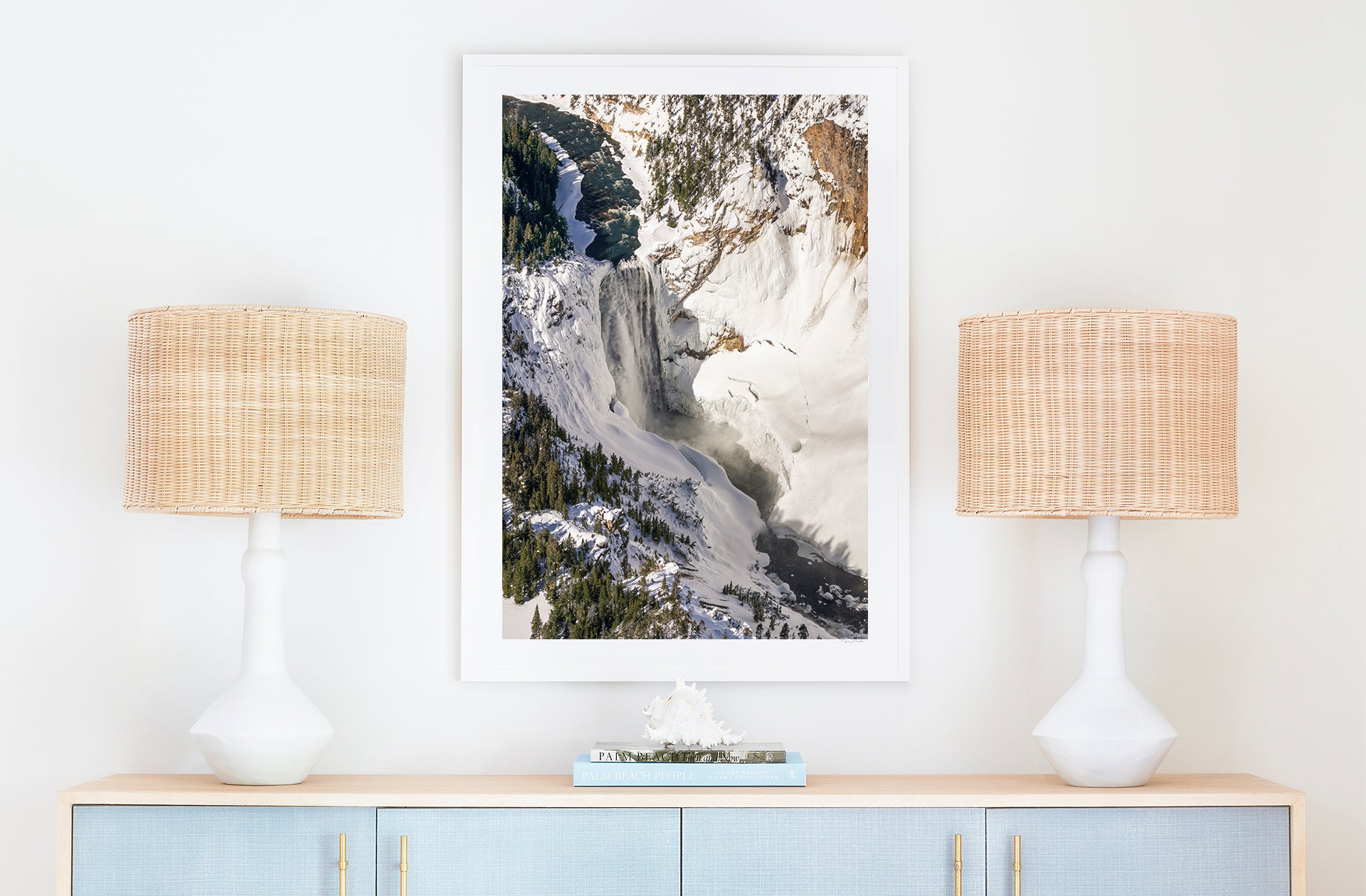 The Lower Falls of the Grand Canyon of Yellowstone National Park