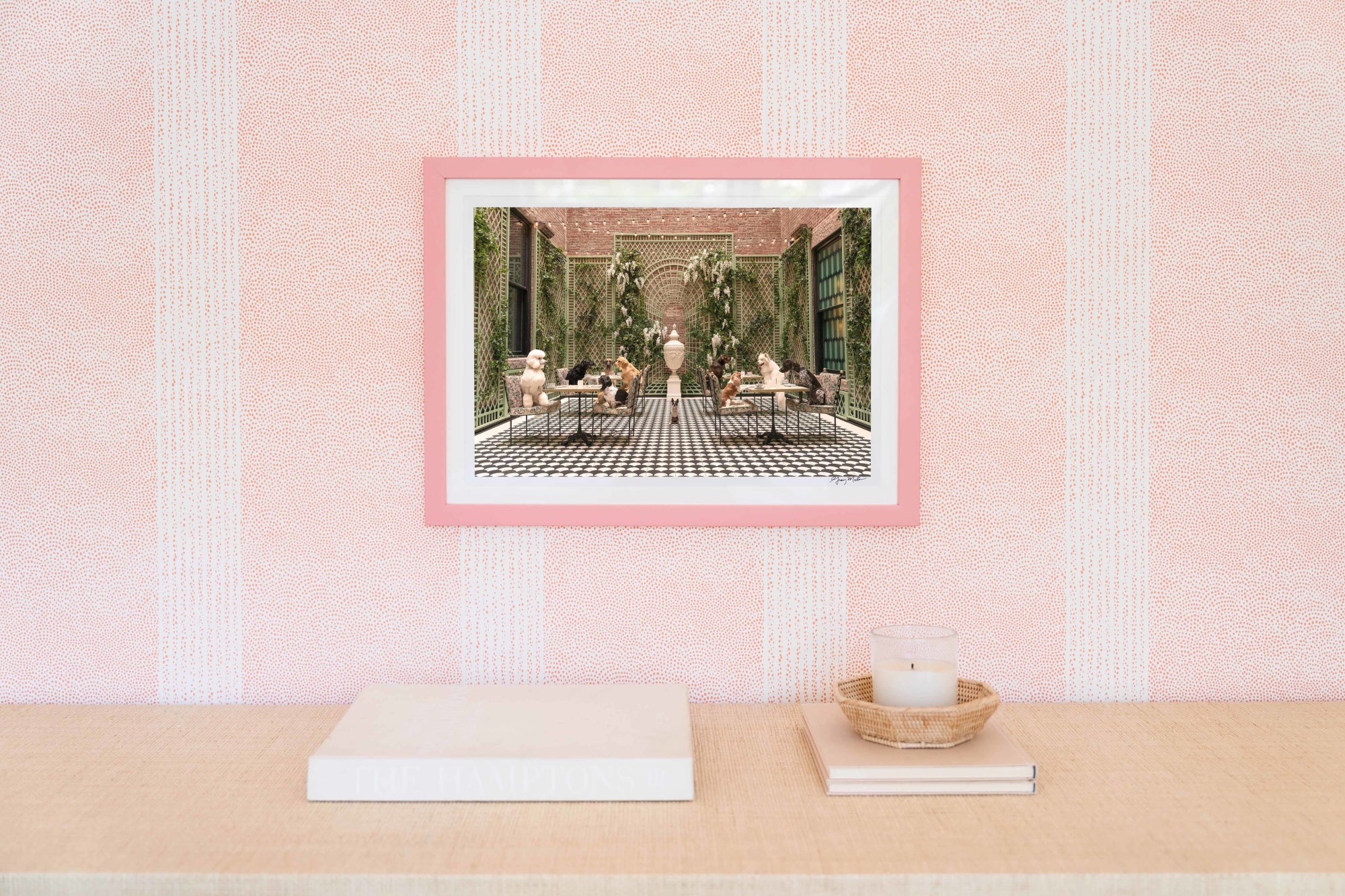 The Terrace, 'Quin House, Boston, Pink Frame