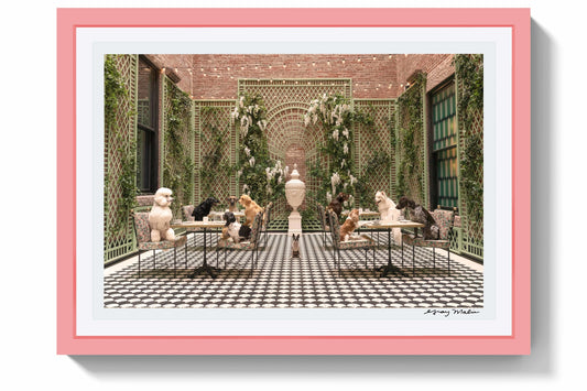 Product image for The Terrace, 'Quin House, Boston, Pink Frame