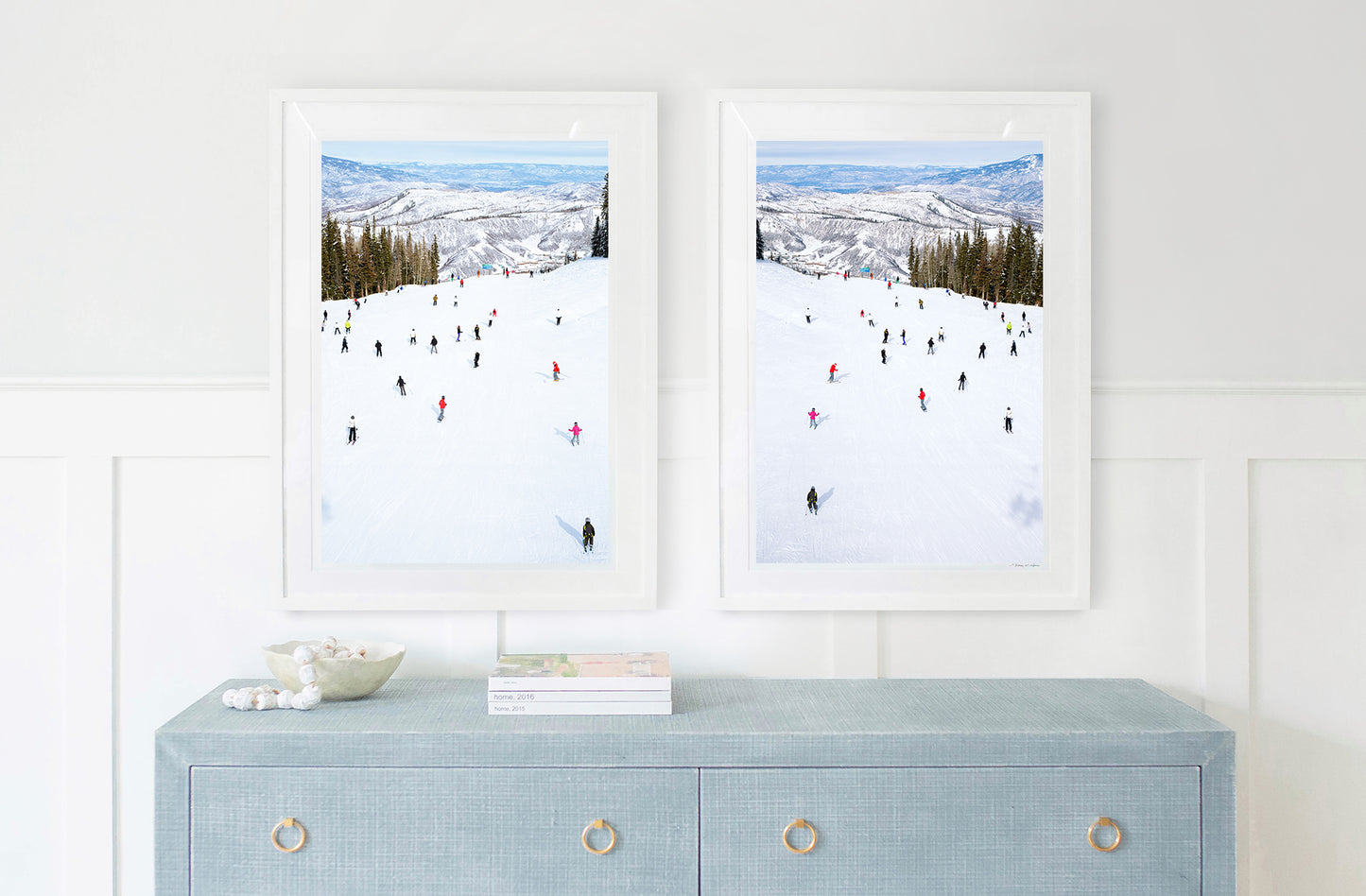 Top of Snowmass Diptych