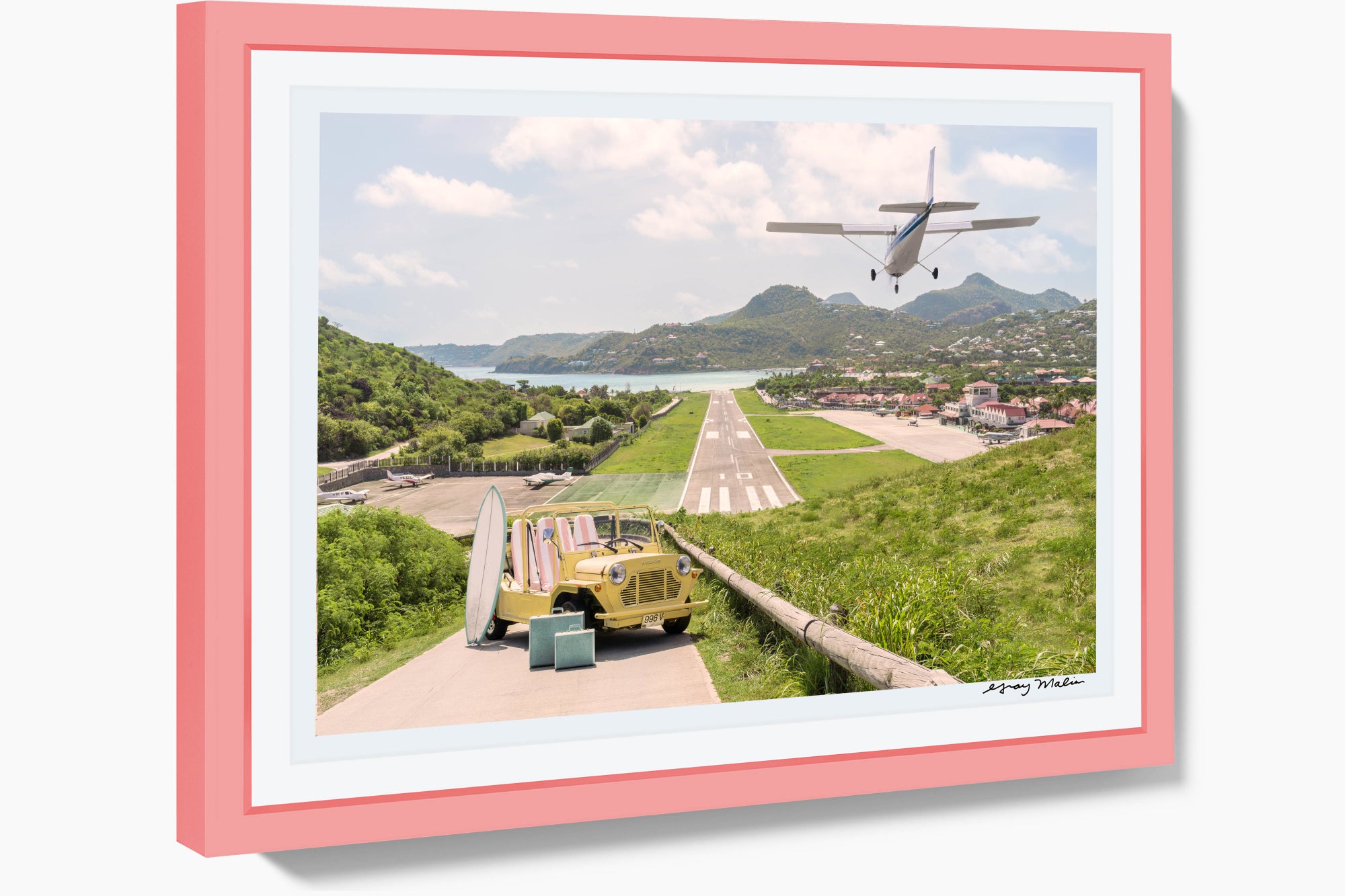 Welcome to St. Barths, Pink Frame