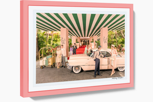 Product image for Welcome to The Beverly Hills Hotel, Pink Frame