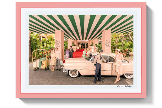 Product image for Welcome to The Beverly Hills Hotel, Pink Frame