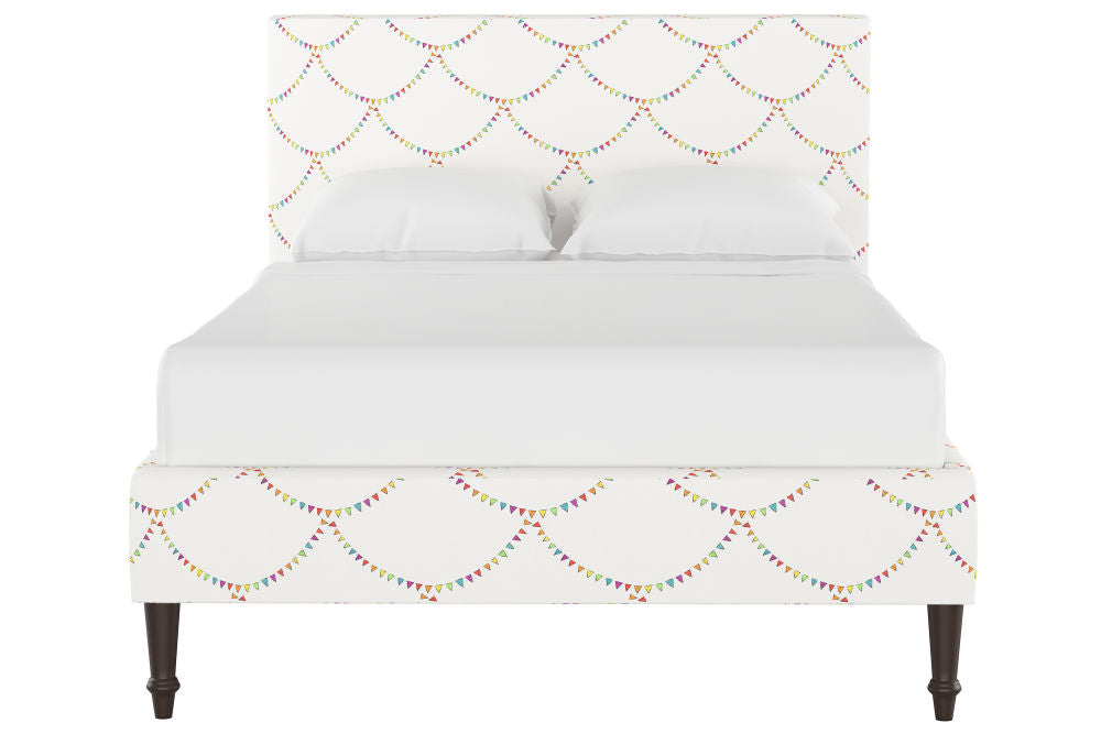 The Platform Bed, Bunting Scallop Multi