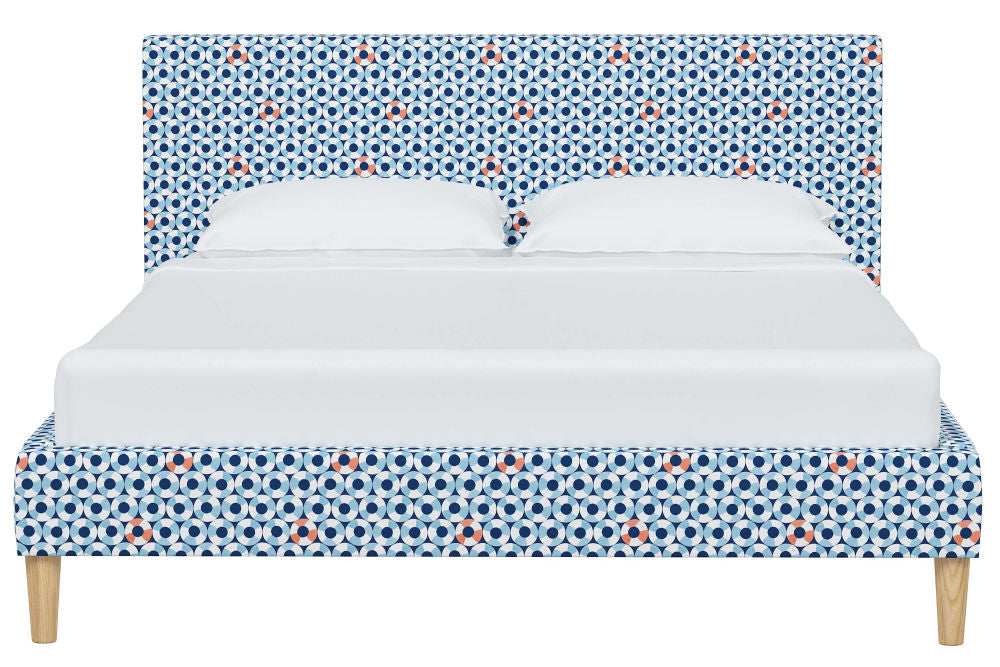 The Platform Bed, Pool Floats Blue