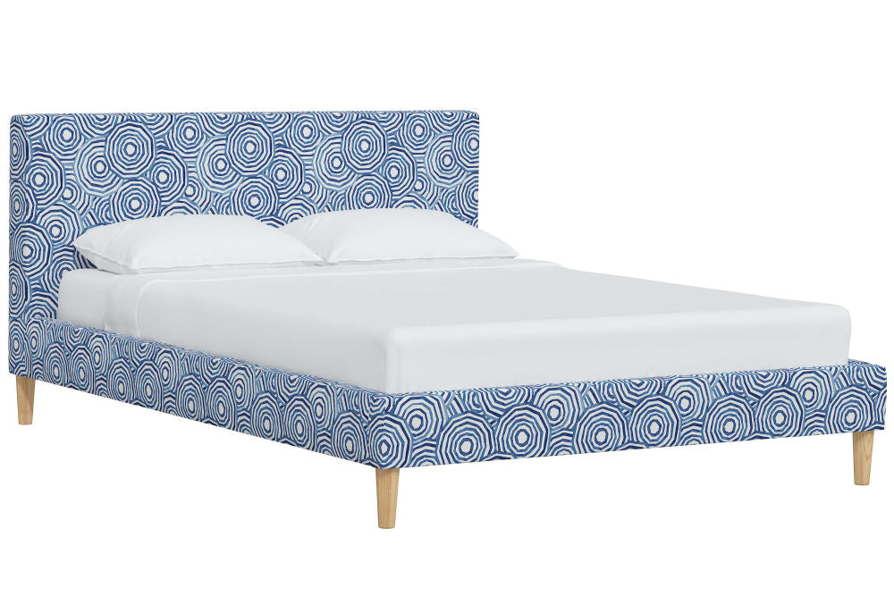 The Platform Bed, Umbrella Swirl Navy