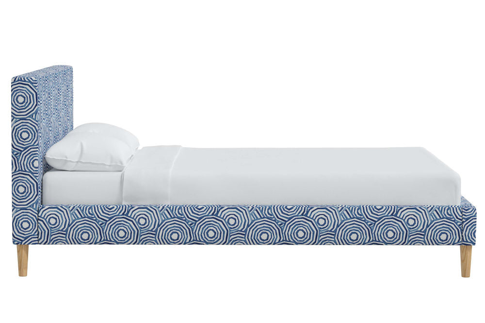 The Platform Bed, Umbrella Swirl Navy