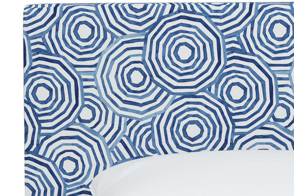 The Platform Bed, Umbrella Swirl Navy