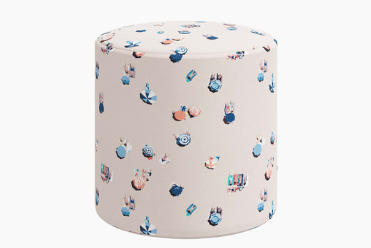 Product image for The Ottoman, Beach Scene Multi