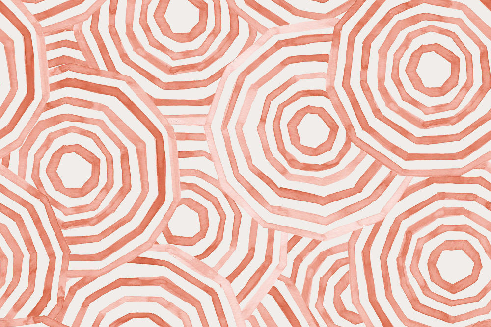 The Ottoman, Umbrella Swirl Coral