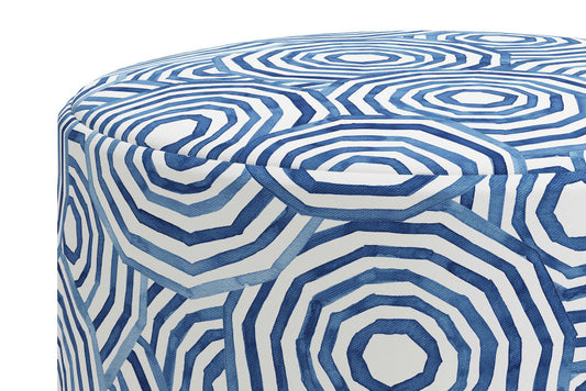 The Ottoman, Umbrella Swirl Navy