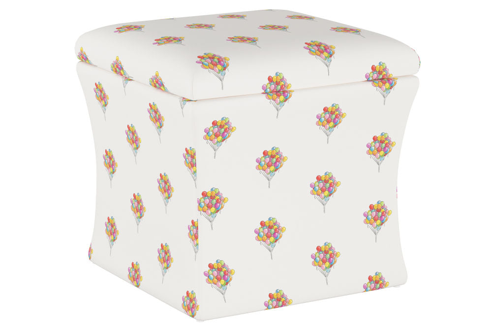 The Storage Ottoman, Balloon Bouquet Multi