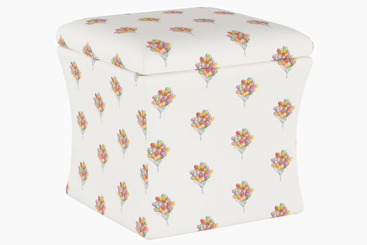 The Storage Ottoman, Balloon Bouquet Multi