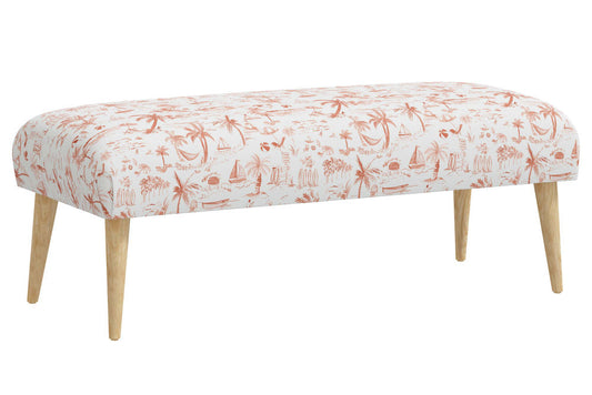 Product image for The Bench, Beach Toile Coral