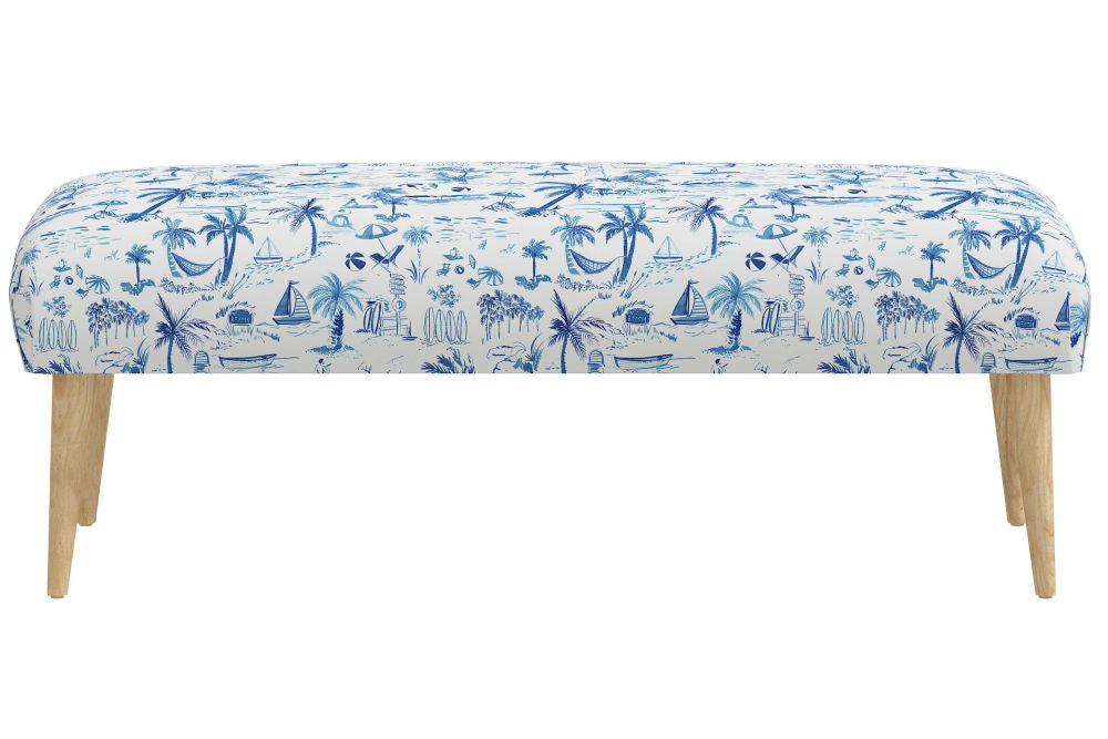 The Bench, Beach Toile Navy