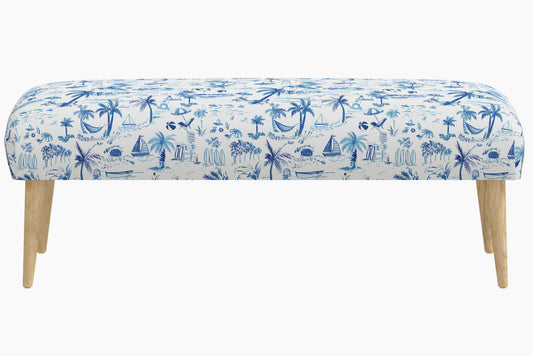 The Bench, Beach Toile Navy