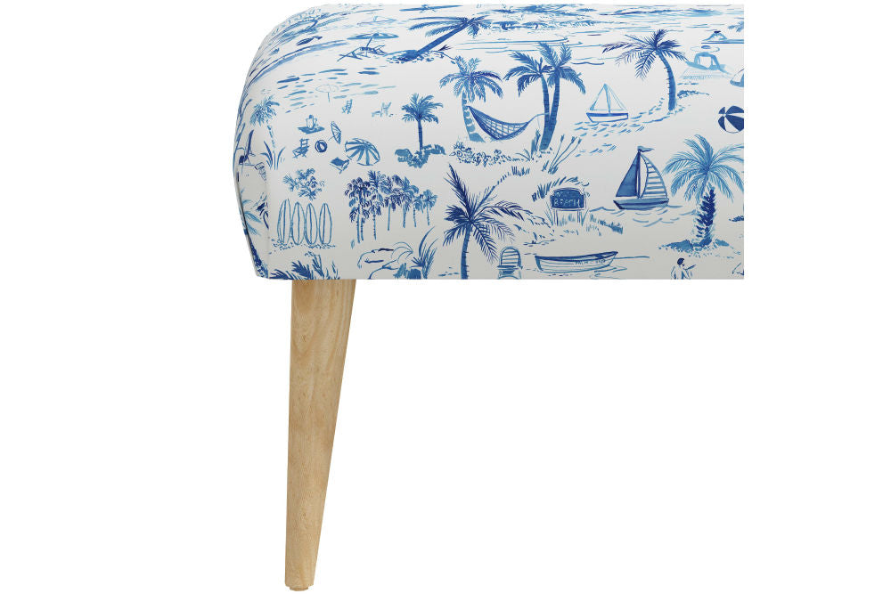 The Bench, Beach Toile Navy