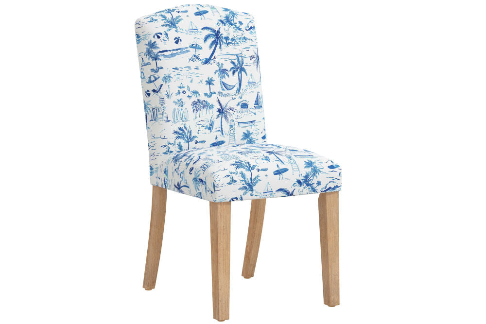 The Dining Chair, Beach Toile Navy