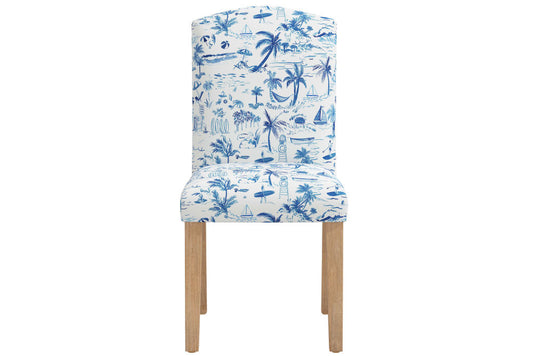 The Dining Chair, Beach Toile Navy