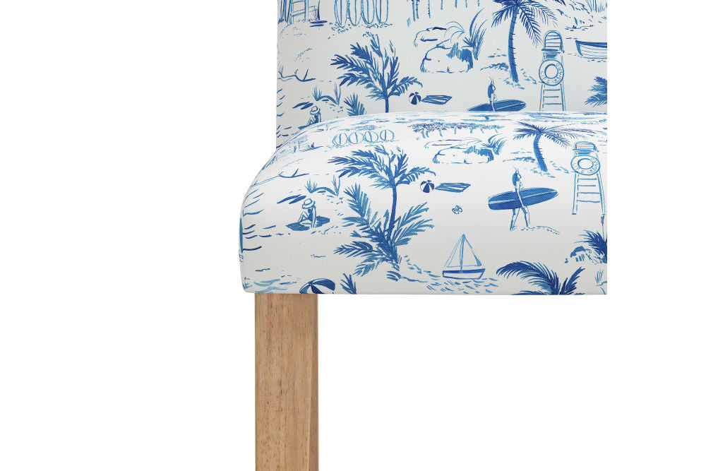 The Dining Chair, Beach Toile Navy