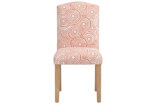 The Dining Chair, Umbrella Swirl Coral