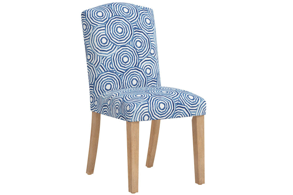 The Dining Chair, Umbrella Swirl Navy