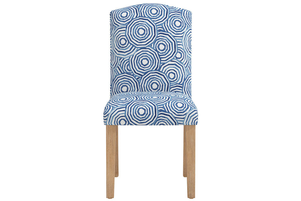 The Dining Chair, Umbrella Swirl Navy