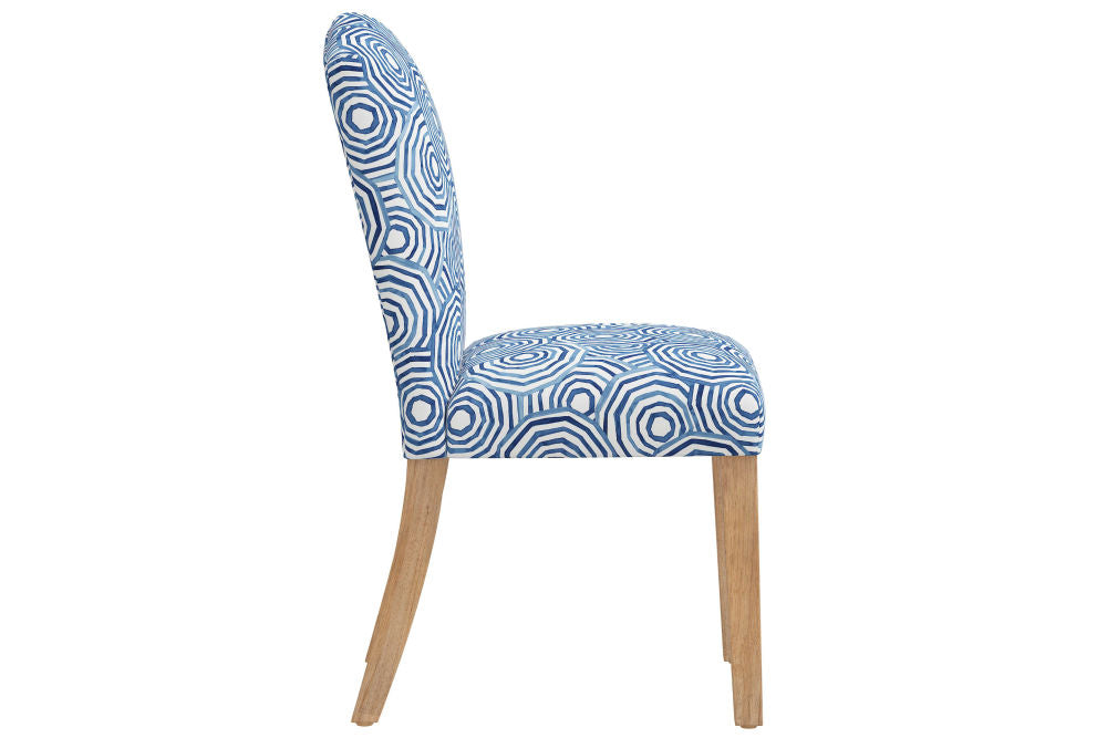 The Dining Chair, Umbrella Swirl Navy