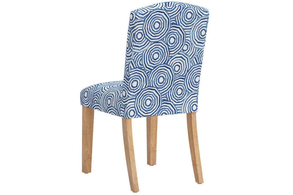 The Dining Chair, Umbrella Swirl Navy