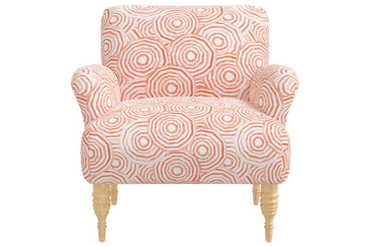 Product image for The Armchair, Umbrella Swirl Coral