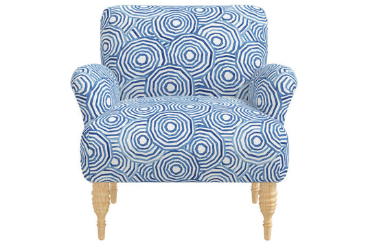 Product image for The Armchair, Umbrella Swirl Navy