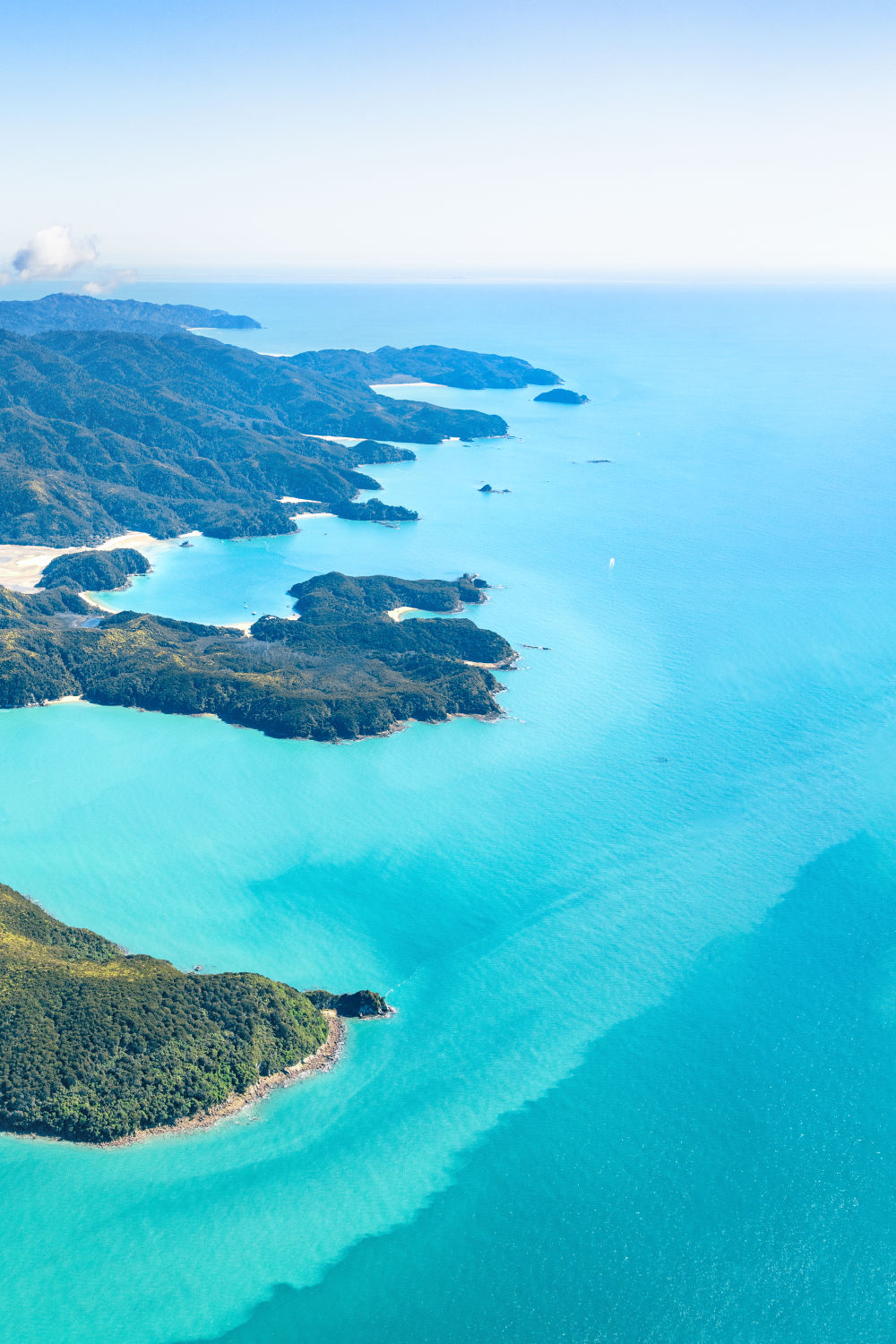 Abel Tasman National Park Triptych, New Zealand