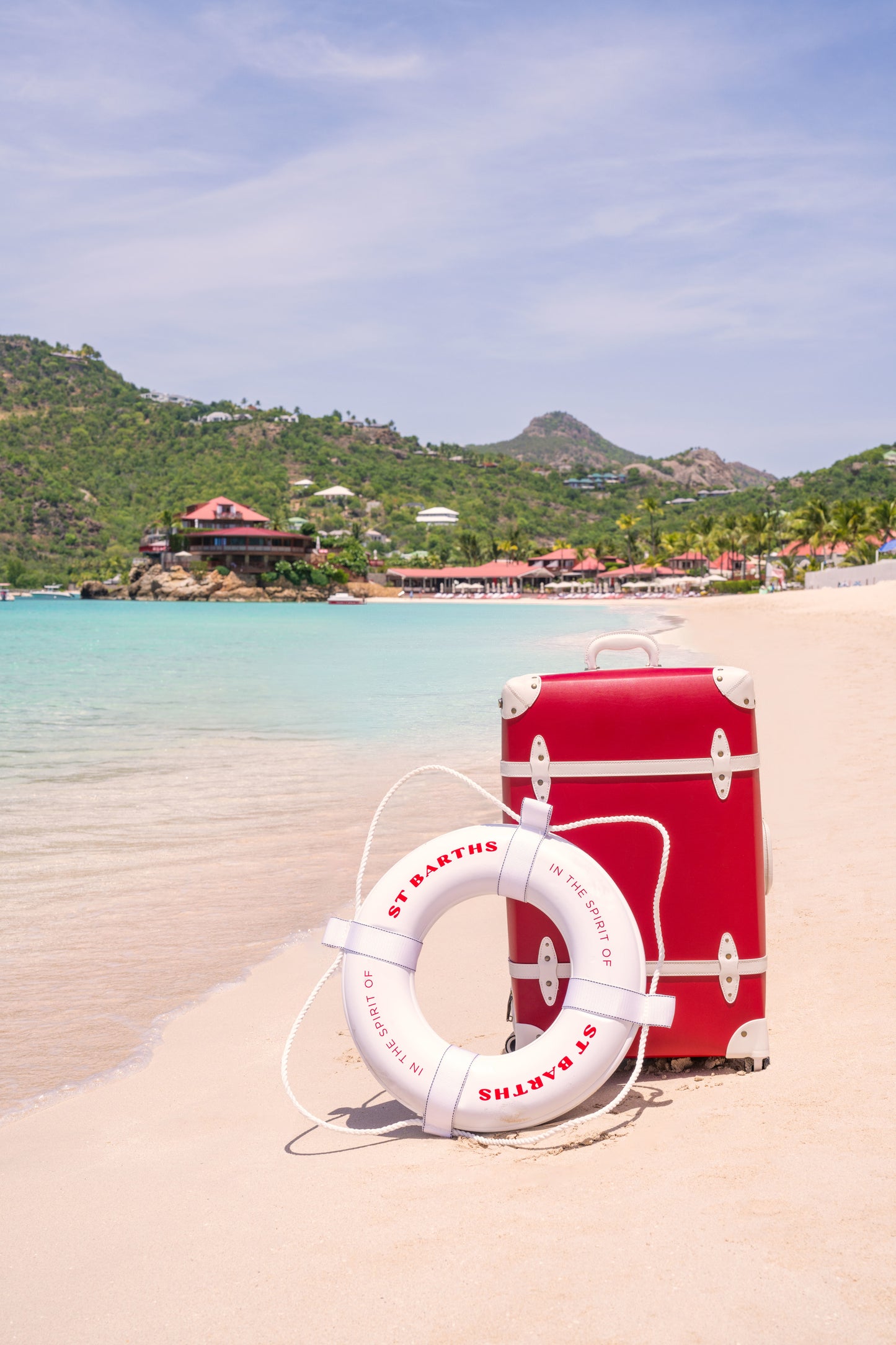 Arriving at St. Jean Bay, St. Barths