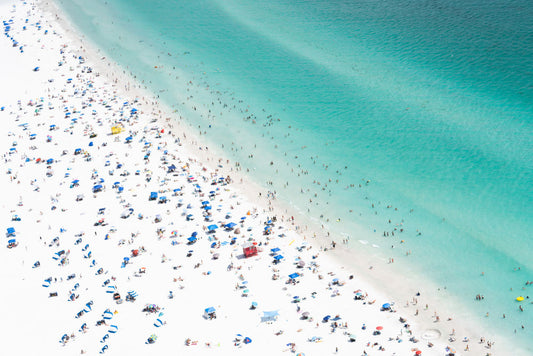 Beachgoers, Siesta Key, Florida