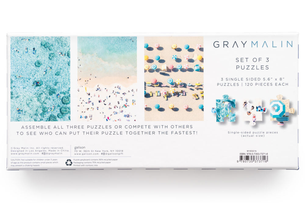 The Beachside  3-In-1 Puzzle Set