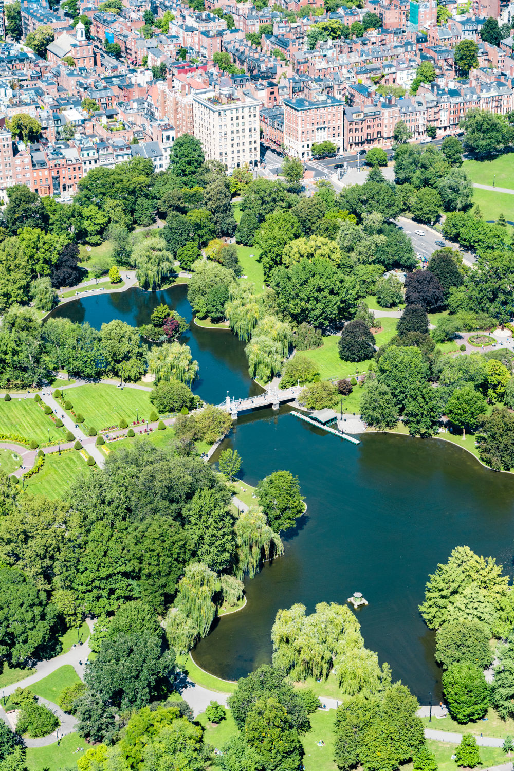 Beacon Hill and Boston Public Garden