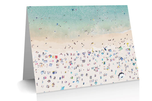 The Beach Aerials Notecard Set