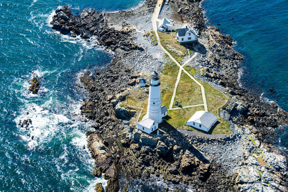 Boston Light from Above