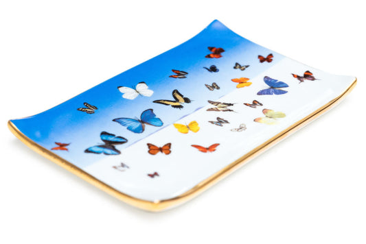 The Butterflies Porcelain Tray